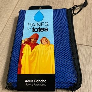 Raines Adult Poncho by Totes.  Brand New in Orig. Packaging.  One Size Fits Most